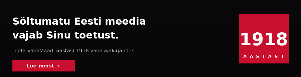 Sõltumatu Eesti meedia. Loe meist.